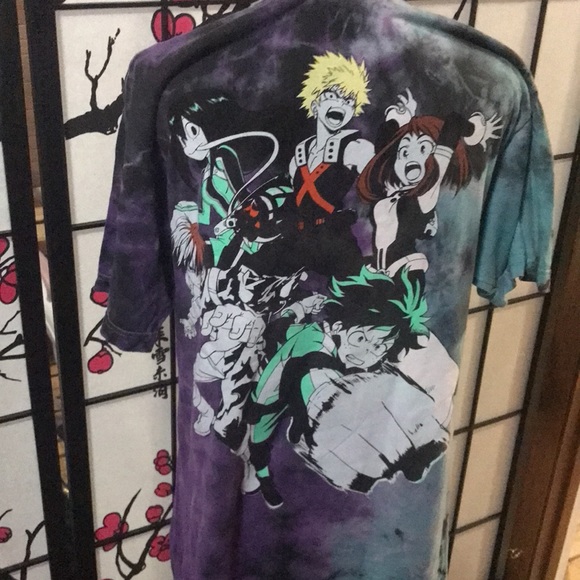 My Hero Academy funimation front and back designs size M - Picture 4 of 8